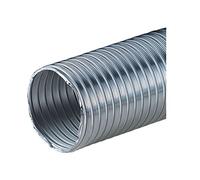 Armar Trading LTD Tuyau flexible en aluminium de 115 mm - En alliage - Pour extracteur d'air - Pour ventilateur - Canal de ventilation AF115