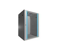 Extralink 18U 600X600 WALL-MOUNTED RACKMOUNT CABINET GRAY Rack monté sur le mur Gris