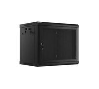 Armario rack Lanberg WF01-6409-23B 9U Pared 60kg Negro 19" Flat-Pack Self-Assembly