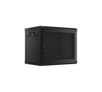 Armario rack Lanberg WF01-6409-23B 9U Pared 60kg Negro 19" Flat-Pack Self-Assembly