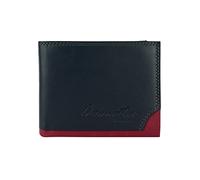 Armata di Mare Portefeuille Homme en Cuir Véritable avec Porte-Monnaie et Boîte Cadeau