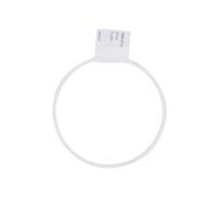 Armature abat-jour cercle Ø 10 cm blanc