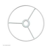 Armature abat-jour cercle avec bague Ø 10 cm - Graine créative