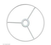 Armature abat-jour cercle avec bague Ø 15 cm - Graine créative