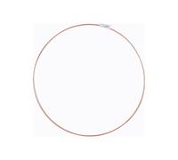 Armature abat-jour cercle cuivré Diamètre 40 cm