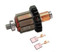 Armature Charbon 619583-5 619380-9 Armature avec brosse carbone CB-440 194427-5 pour perceuse visseuse DDF482 DHP482