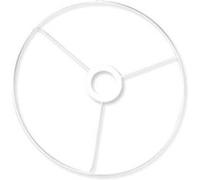 Armature d'abat-jour rond - avec croix - Ø 20 cm Blanc G