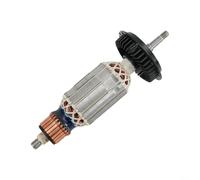 Armature d'ancrage de rotor de meuleuse d'angle pour Bosch GWS6-100 220 V Fil de cuivre Pièce de rechange Accessoire Longueur totale 160 mm Métal