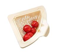 Armature d'angle pour évier avec tamis d'écoulement | Support magnétique pour éponges de cuisine | Panier pour évier - pour l'élimination des déchets de cuisine et