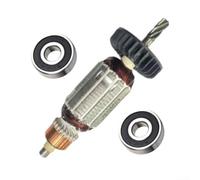 Armature de rechange avec 2 roulements pour marteau perforateur rotatif DH24PB3 DH24PC3 360720E C210716E - Kit de réparation en métal