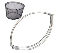 Armature d'Épuisette Interface filetée de raccordement de 8 mm, Matériel de | Équipement de pêche pliable Pour Pêcheur En Extérieur Rivière Bateau Réservoir Étang