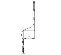 Armature flexible en peau de taupe, 1250 mm, gris, 1 pièce | Accessoires pour ferrures de fenêtre, fenêtre coulissante, ferrure de porte coulissante