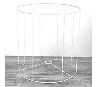 Armature Ronde - LEALOO - 45 cm - Blanc - Douille E27 - Électrique