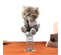 Armaturenbrett Figuren - 2D Acryl Deko Figur Katze Pendelnd Niedlich Ornament | Für Auto, LKW, Schreibtisch, Bücherregal, Nachttisch & Dekorativ