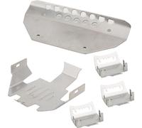 armatures de châssis RC en 5 parties, armatures en acier inoxydable, Skid Plate de protection, pièce de mise à niveau, compatible avec Traxxas G63 6 roues RC-Car