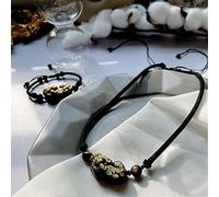 Armband Bracelet en Cristal Naturel Collier Feng Shui Pendentif Pixiu Chanceux 7A Solde Obsidienne Doré Bracelet de Cordes Tressées Richesse Amulette Attire Argent Prospérité For
