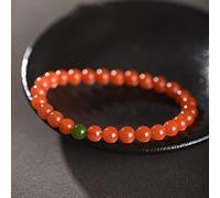 Armband Bracelet Feng Shui Bracelet Jade Hetian avec Agate Rouge Naturel du Sud Bonne Chance pour les Femmes Bracelets de Méditation Reiki Talisman pour Argent de la prospérité 2022 Bijoux