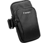 Armband Phone Sport Adjustable Strap 2 Pockets Waterproof Velcro Closure ¿ Black