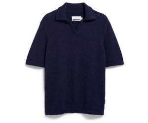 ARMEDANGELS - Boucle Knit - Polo - M - night sky