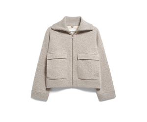 ARMEDANGELS Jacke COTTON-WOOL gris clair | M