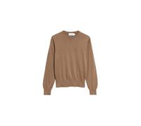 PULL EN MAILLE FINE | TENCEL™ lyocell-mix - brun (S)