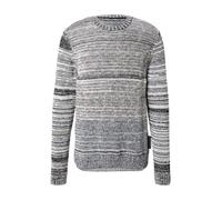 ARMEDANGELS Pull-over 'YARNMIX' bleu-gris / gris clair / noir, Taille L