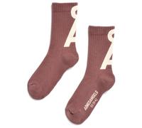 ARMEDANGELS - Saamus Short - Chaussettes multifonctions - EU 35-38 - dark berry / pale peach