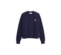 ARMEDANGELS Sweat-shirt 'ALIZAA' bleu foncé / blanc, Taille L