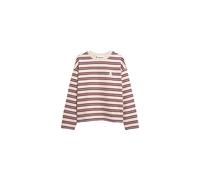 ARMEDANGELS Sweat-shirt 'FRANKAA' beige / bleu clair / bordeaux, Taille XXL