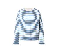ARMEDANGELS Sweat-shirt 'FRANKAA' bleu / blanc, Taille S