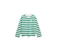 ARMEDANGELS Sweat-shirt pour femme en coton bio Iconic Å FRANKAA Bold Sweat-shirt surdimensionné, Vert émeraude non teinté, M