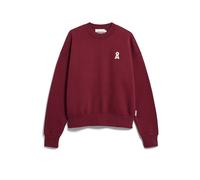 ARMEDANGELS Sweater ICONIC ALIZAA rouge foncé | L