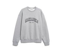 ARMEDANGELS Sweater Relaxed Fit WORDMARK gris clair | L