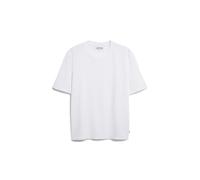 ARMEDANGELS TARJAA T-shirt épais pour femme en mélange de coton recyclé Coupe ample, Blanc., S