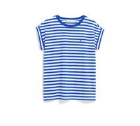 ARMEDANGELS - Women's Idaara Stripes - T-shirt - XS - white / dynamo blue