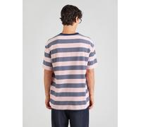 ARMEDANGELS T-Shirt 'MAARKOS' écru / bleu marine / rouge orangé, Taille L