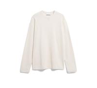 ARMEDANGELS T-shirt manches longues coupe décontractée MAARKOS crème | S