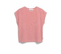 ARMEDANGELS T-Shirt ONELIAA LOVELY STRIPES rouge | XS