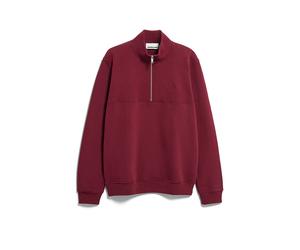 ARMEDANGELS Troyer Sweater rouge | XXL