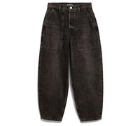 ARMEDANGELS - Women's Baarly High Worker Barrel Jean - Pantalon de loisirs - 46 - Length: 32'' - nutmeg