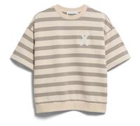ARMEDANGELS - Women's Bamikaa Stripe Sweat - T-shirt - M - undyed / seal grey