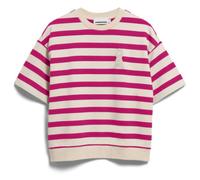 ARMEDANGELS - Women's Bamikaa Stripe Sweat - T-shirt - S - undyed / very berry
