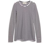 ARMEDANGELS - Women's Einiaara Stripes - Haut à manches longues - S - white / black