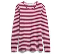 ARMEDANGELS - Women's Einiaara Stripes - Haut à manches longues - XXL - moonlit lilac / velvet red