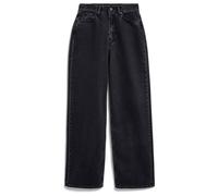 ARMEDANGELS - Women's Enijaa High Waist Wide Jean - Pantalon de loisirs - 34 - Length: 32'' - ebony black