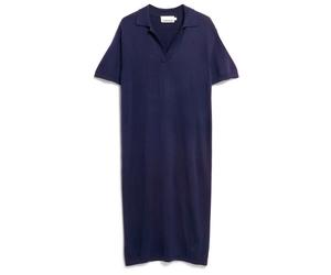 ARMEDANGELS - Women's Fine Polo Knit Dress - Robe - S - tinted navy