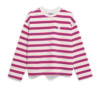 ARMEDANGELS - Women's Frankaa Maarlen Bold - Pull - XL - undyed / mars red / dynamo blue