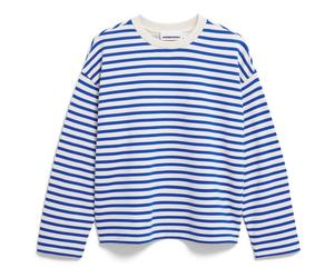 ARMEDANGELS - Women's Frankaa Stripe - Pull - S - undyed / dynamo blue