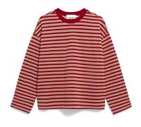 ARMEDANGELS - Women's Frankaa Stripe - Pull - XL - velvet red / honey reed