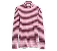 ARMEDANGELS - Women's Grazilianaa Stripes - Haut à manches longues - M - moonlit lilac / velvet red